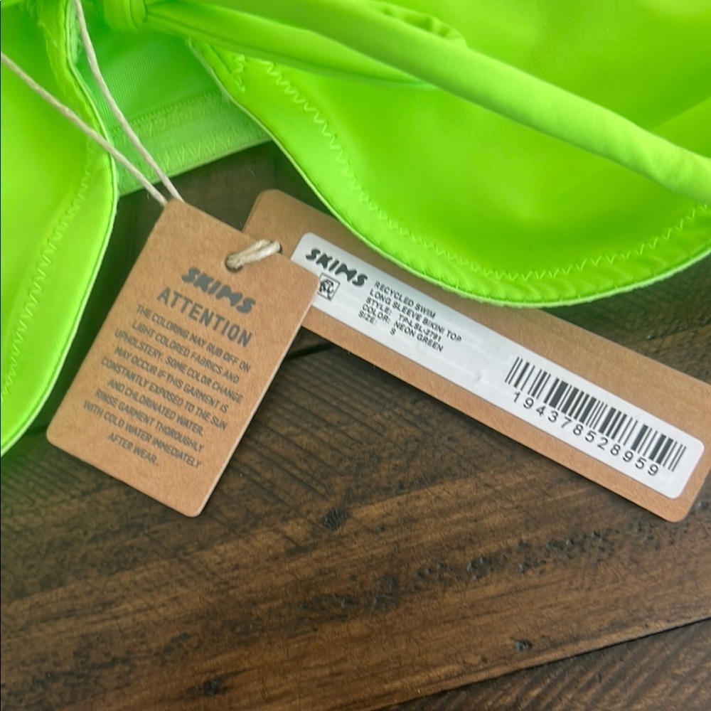Skims Swim Long Sleeve Bikini Top - Picture 7 of 8